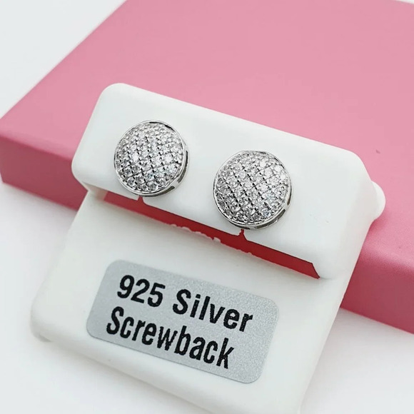 "925 Sterling Silver Cubic Zirconia Earrings, U19254576 - Picture 4 of 11